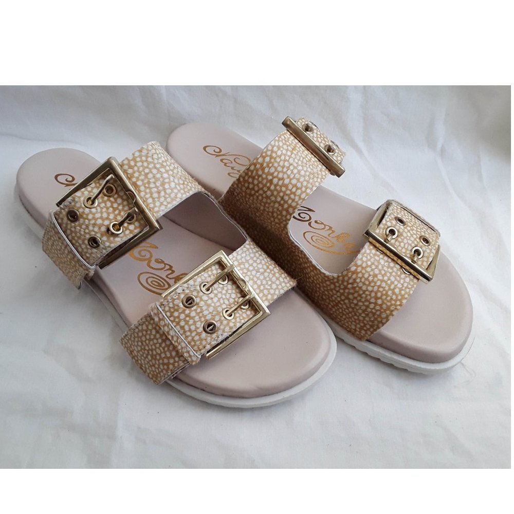 Naughty Monkey-Hey Pony-Yellow leather sandal 6